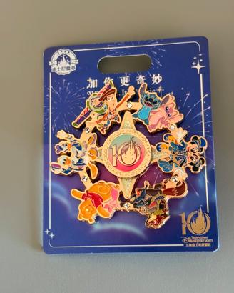 Spilla Disney Shanghai Resort 10° Anniversario