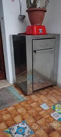 100 Euro..Stufa a legna inox poco usata 