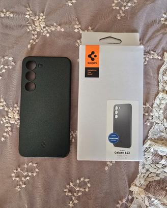 Cover Spigen Thin Fit Verde Abisso Samsung S23