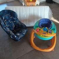 seggiolone girello materasso seggiolino auto