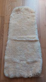 Vello d'agnello per passeggino bambini