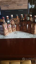 bottigliette in sughero vuote