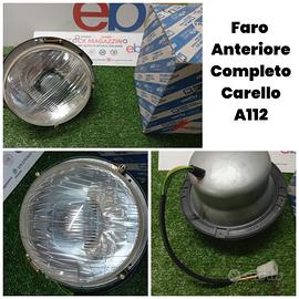 Faro anteriore completo Autobianchi a112 Carello +