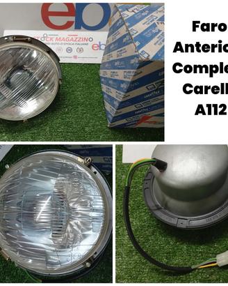 Faro anteriore completo Autobianchi a112 Carello +