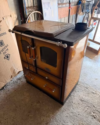Cucina economica / stufa a legna SIDEROS con forno