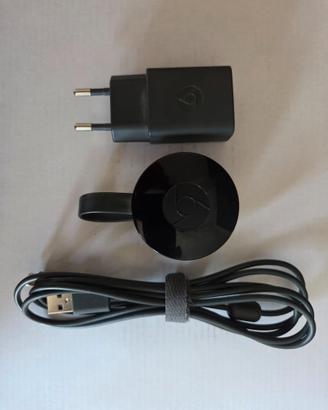 Google Chromecast 2a Gen con Alimentatore