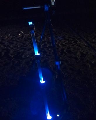 picchetto con led uv