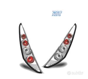 FANALI FIAT PUNTO 2 99-03 LOOK LEXUS CROMATO