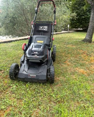 Tosaerba Parkside con batterie e caricabatterie
