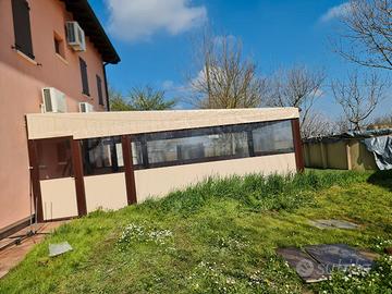 pergola addossata 