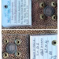 Argento Moneta Periziata Regno d'Italia 1800