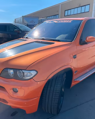 BMW X5 4.8 is E53 Arancio Lambo Radica Riva Unica