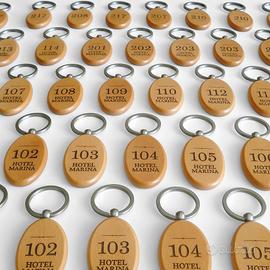 Portachiavi personalizzati con incisione laser