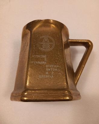 Acciaierie A.Stefana - boccale in ottone pesante
