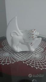 segno zodiacale LEONE in ceramica di NOVE(VI)