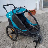carrello porta bimbi per bicicletta 