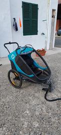 carrello porta bimbi per bicicletta 