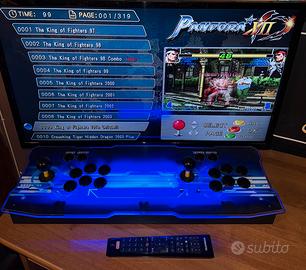 Console con giochi arcade piu tv