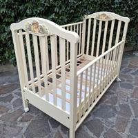 Lettino Culla Erbesi modello Hippy - colore crema