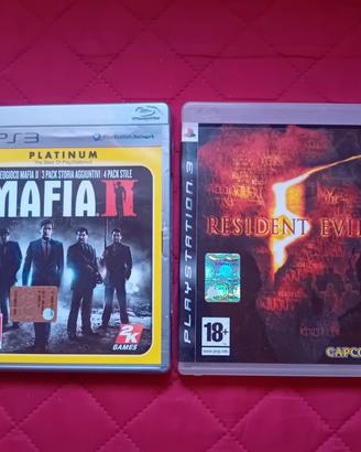 RESIDENT EVIL 5+MAFIA 2 PS3
