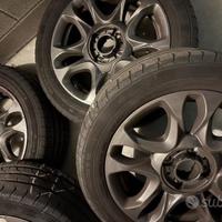 Treno completo 4 cerchi in lega originali fiat500
