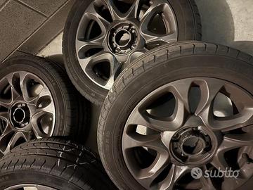 Treno completo 4 cerchi in lega originali fiat500
