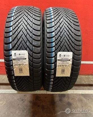 2 gomme 215 55 17 pirelli a3599
