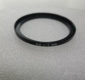 anello adattatore filtri 52-58 mm