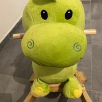 Dondolo dinosauro legno