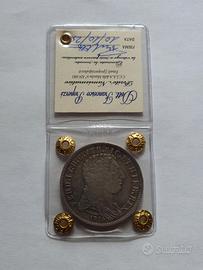 Napoli Ferdinando IV piastra 1815 RRRR D:G