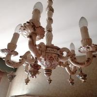 lampadario in ceramica 