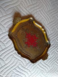 VASSOIO IN PLASTICA DECORAZIONE EFFETTO LEGNO