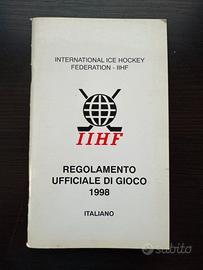 3 libretti IIHF regolamento ufficiale di gioco