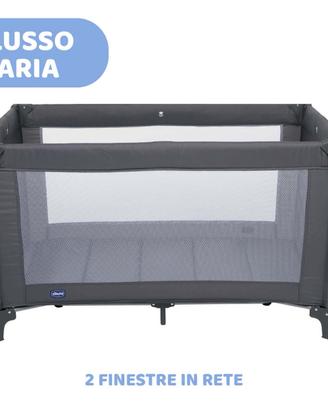 Lettino da campeggio/da viaggio+ materasso Chicco