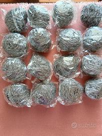 stock 16 pagliette in acciaii inox.nuove