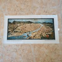 Stampa su tela - “Pianta della Catena” - Firenze