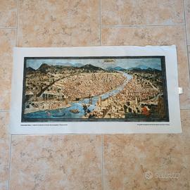 Stampa su tela - “Pianta della Catena” - Firenze