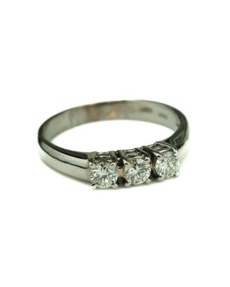Anello in oro bianco 18 KT FIRMATO DAMIANI