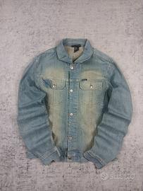 Giacca in Denim Diesel Vintage Y2K Cropped Boxy 