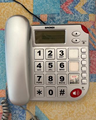 Telefono fisso Brondi Super Bravo Plus - Anziani