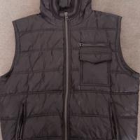 Piumino nero senza maniche St. Diego