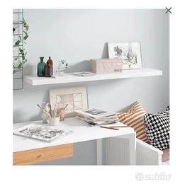 Scaffale mensola bianco lucido 