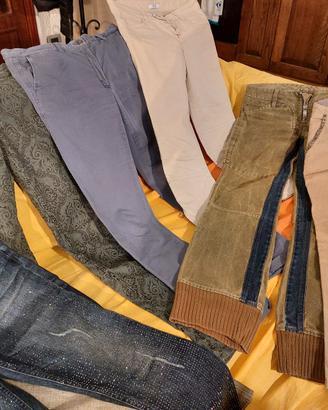 stock di pantaloni e camicie  originali