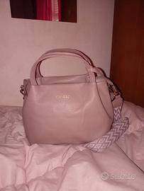 borsa in similpelle morbida colore lilla "Charro"