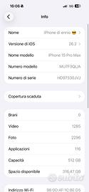 Iphone 15 pro max 512 g