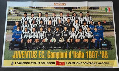 Poster Juventus Campioni d'Italia 1997 1998