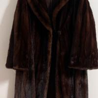 Pelliccia sartoriale di vero visone maschio