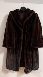 Pelliccia sartoriale di vero visone maschio