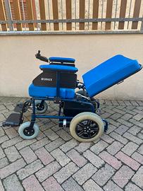 Carrozzina elettrica reclinabile disabili