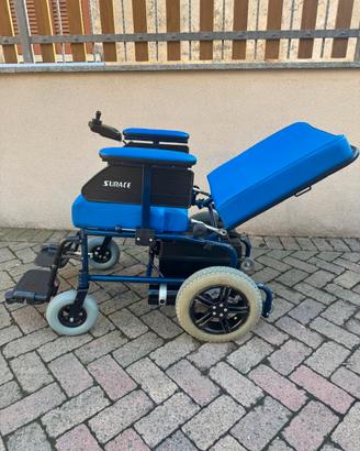 Carrozzina elettrica reclinabile disabili